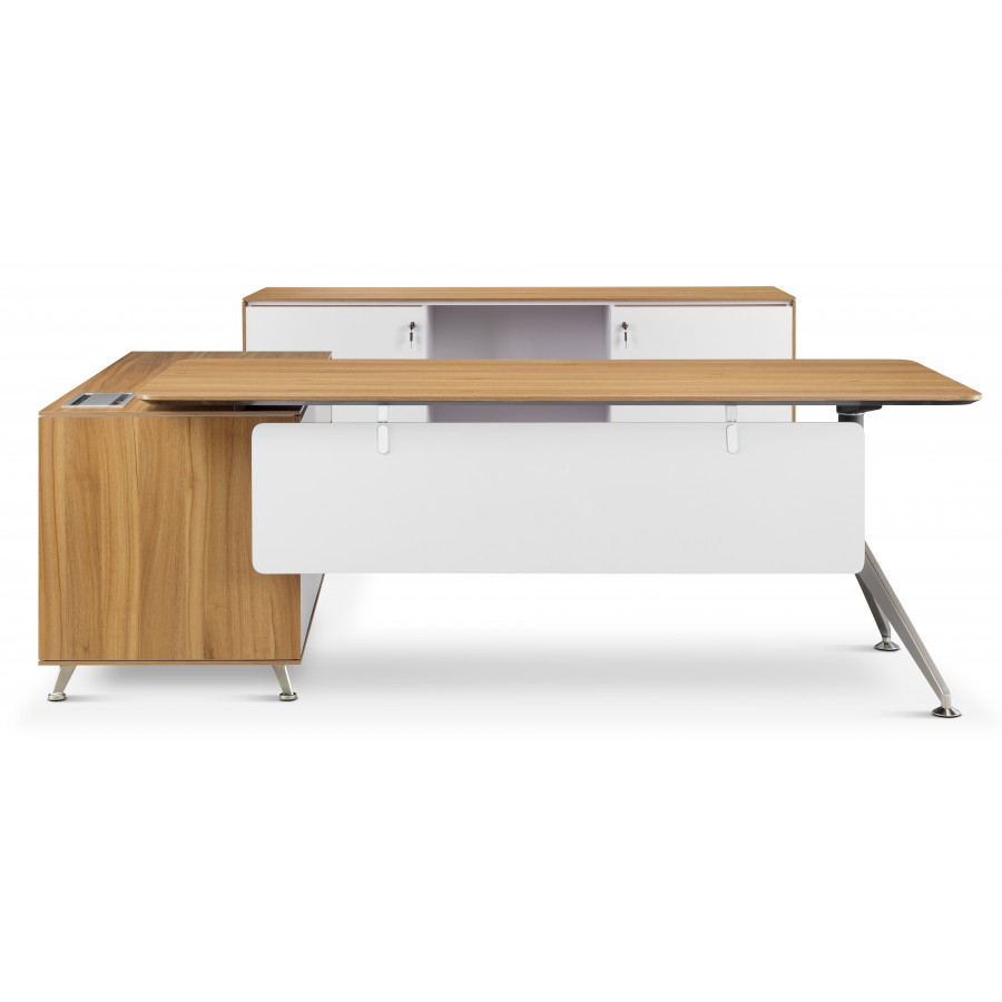 Nero Executive Desk With Return Storage 